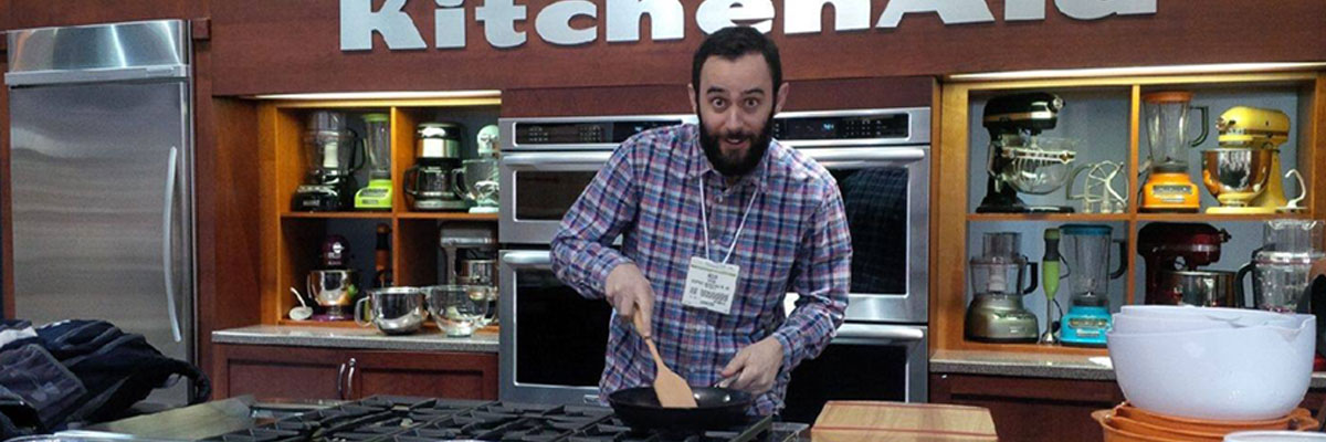 redpoint cooks at IHHS cooking theater