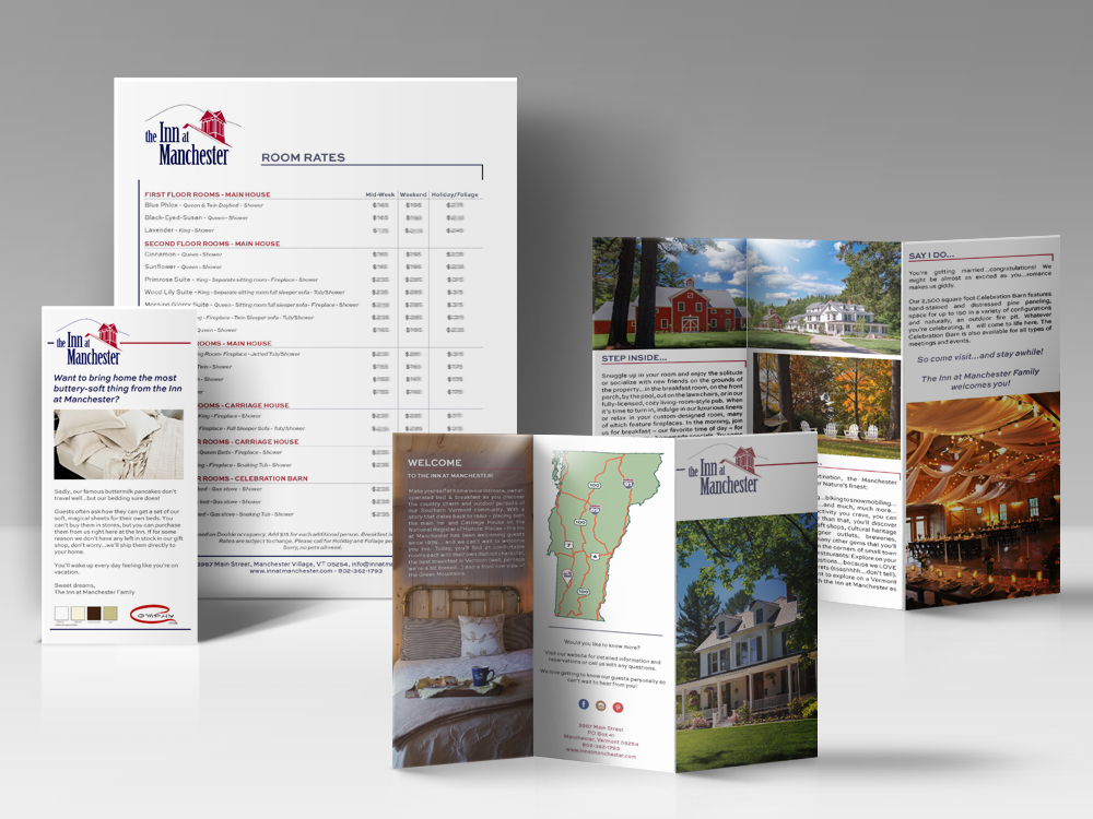 brochure and collateral examples - redpoint design portfolio